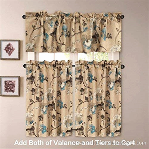 Daily Rustic Style Ultra Soft Material Tiers Valances